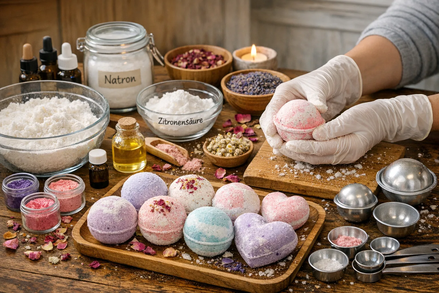 Badebomben selber herstellen