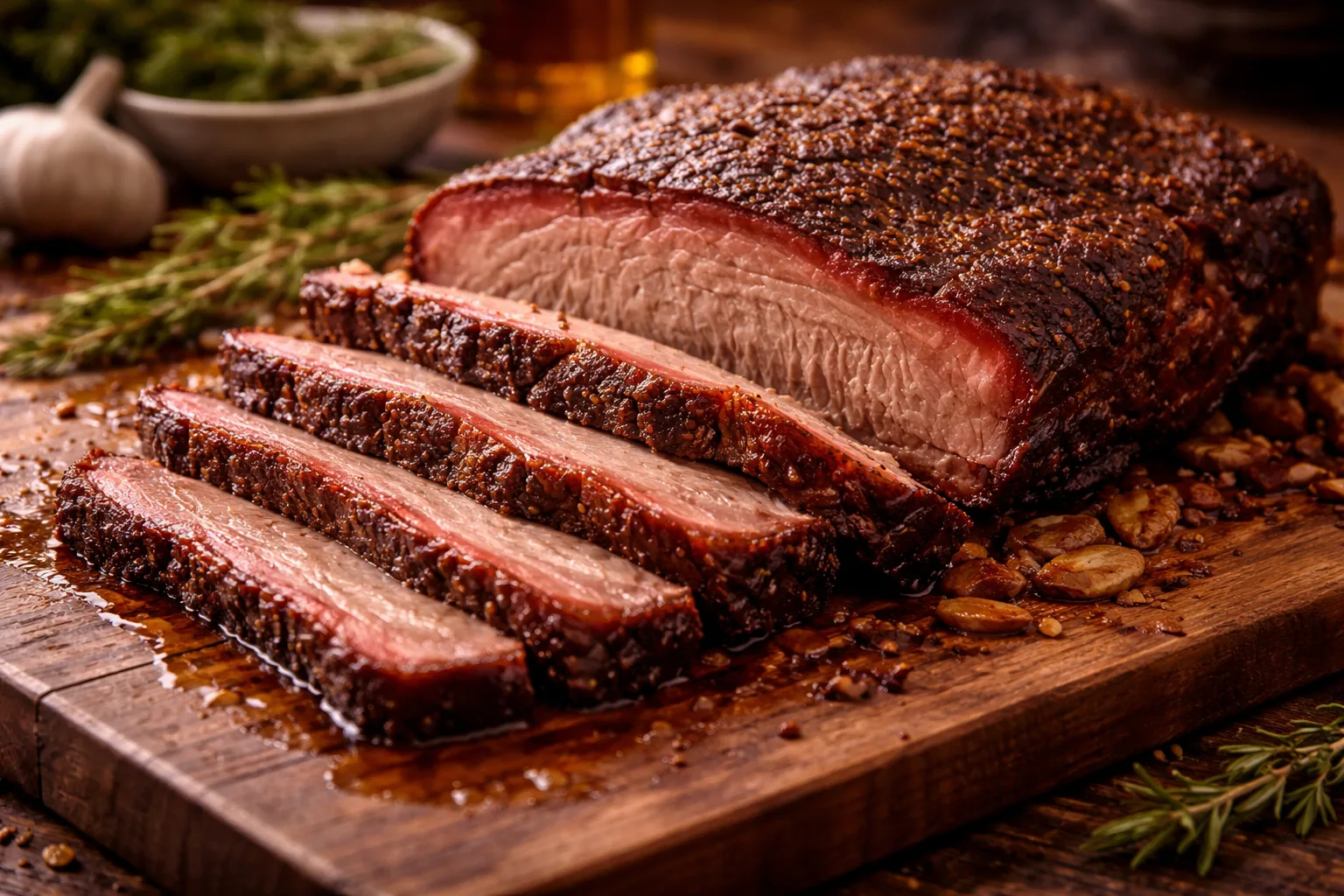 BBQ Smoked Meat Ergebnis saftig