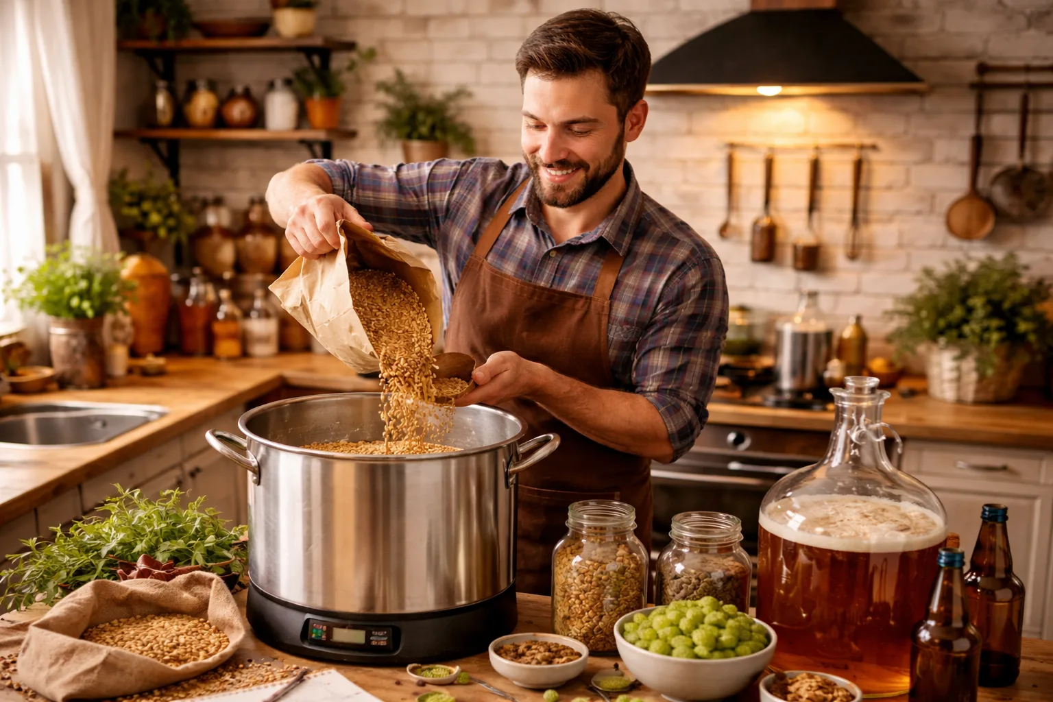 Bier brauen zuhause Grundsetup