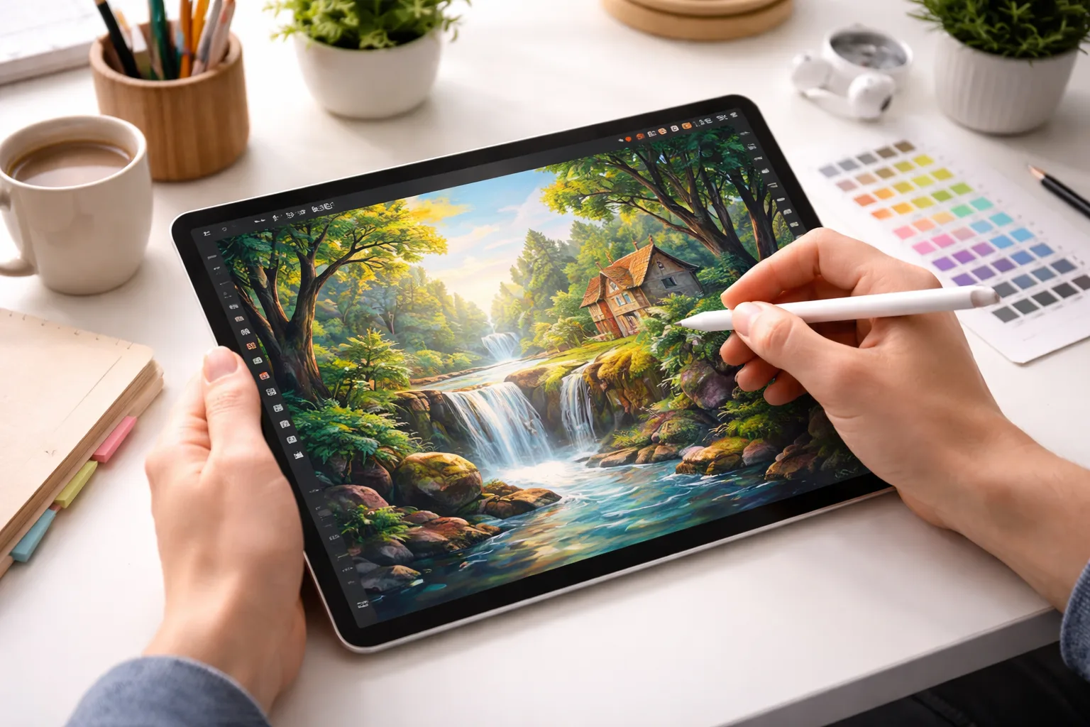 Digitale Illustration für Anfänger mit Tablet und Stylus