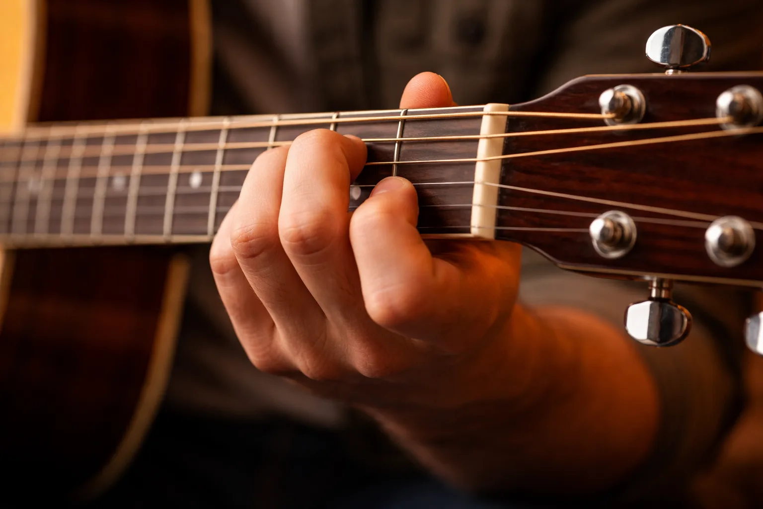 Gitarre Akkorde lernen Fingerposition