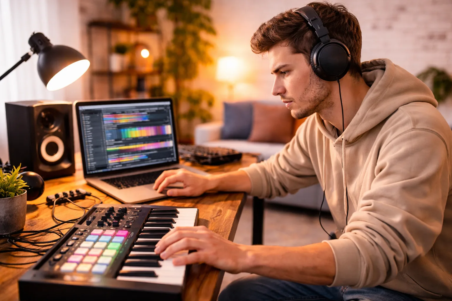 Musik machen zuhause kreativ Anfänger