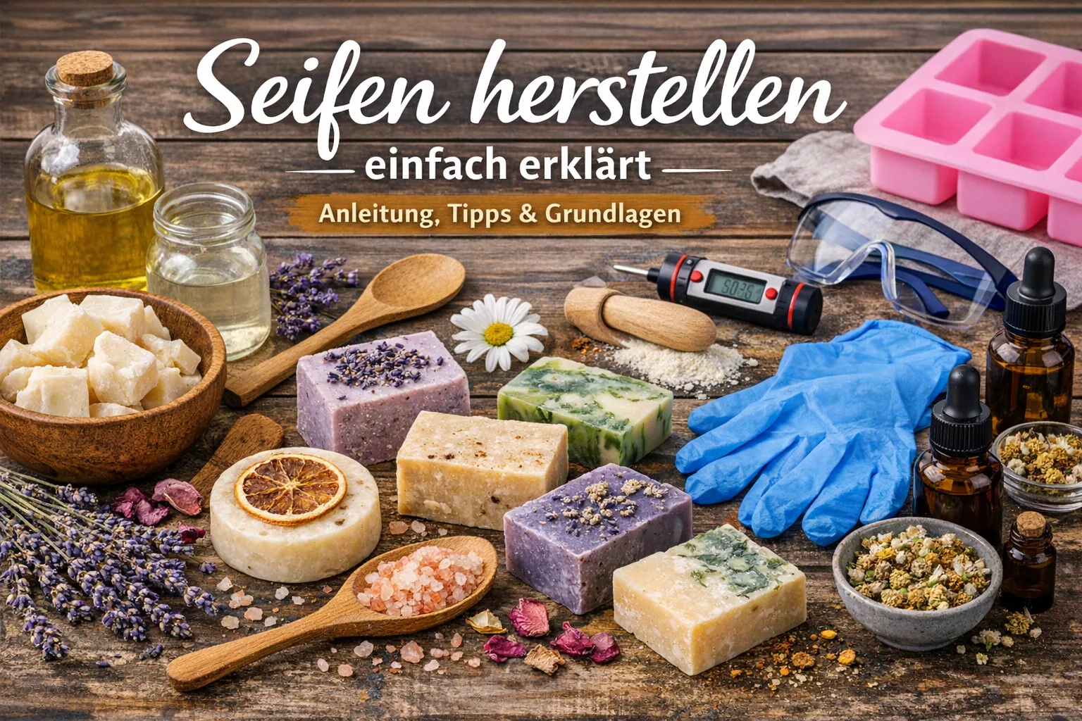 Seifen herstellen für Anfänger erklärt