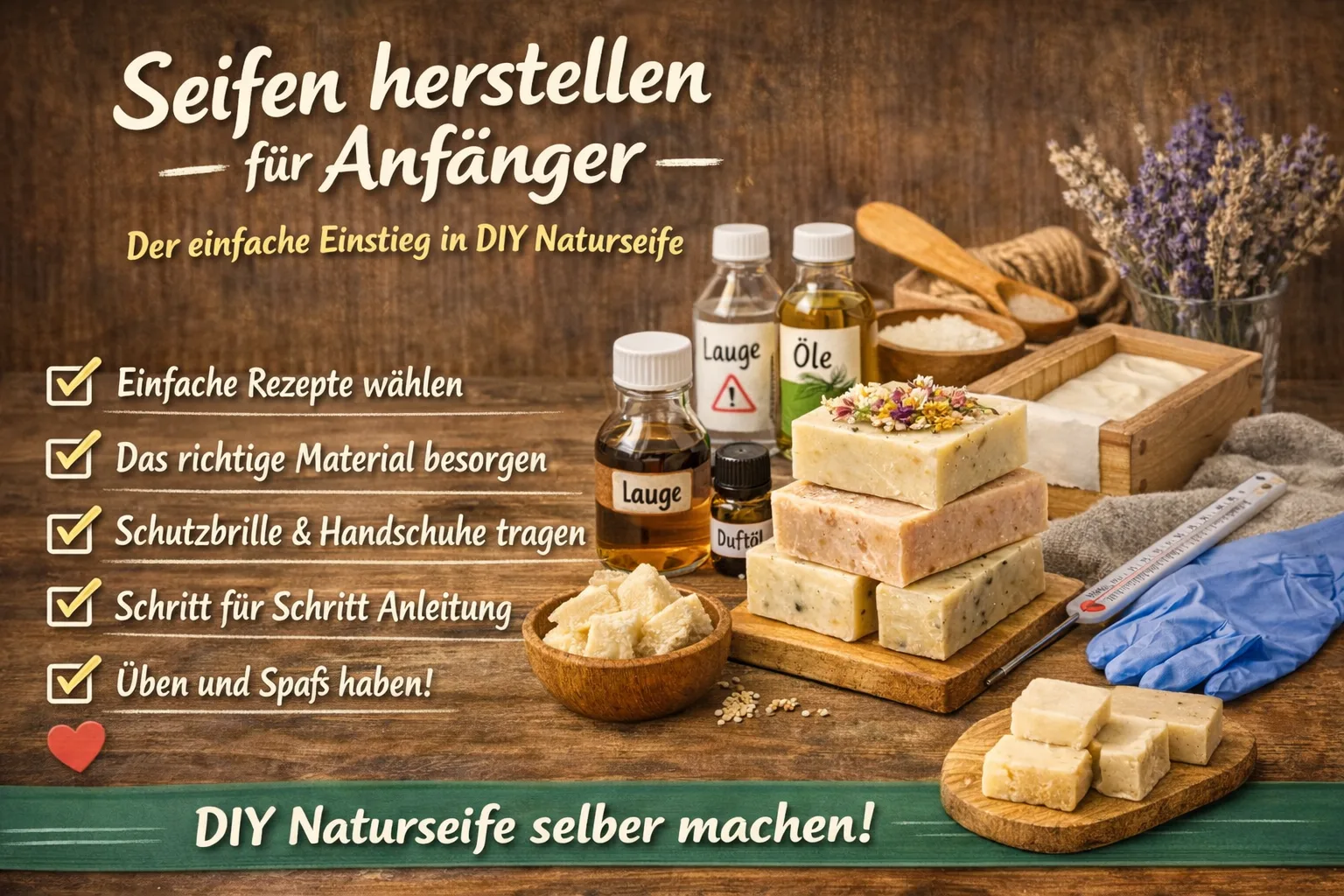 Seifen herstellen f&uuml;r Anf&auml;nger